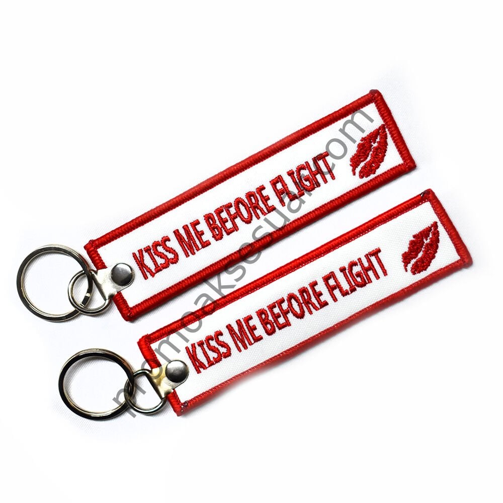 Nakış Anahtarlık - Kiss Me