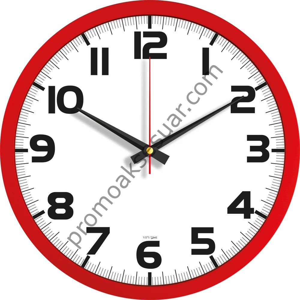 V30-534-K Plastik Duvar Saatleri