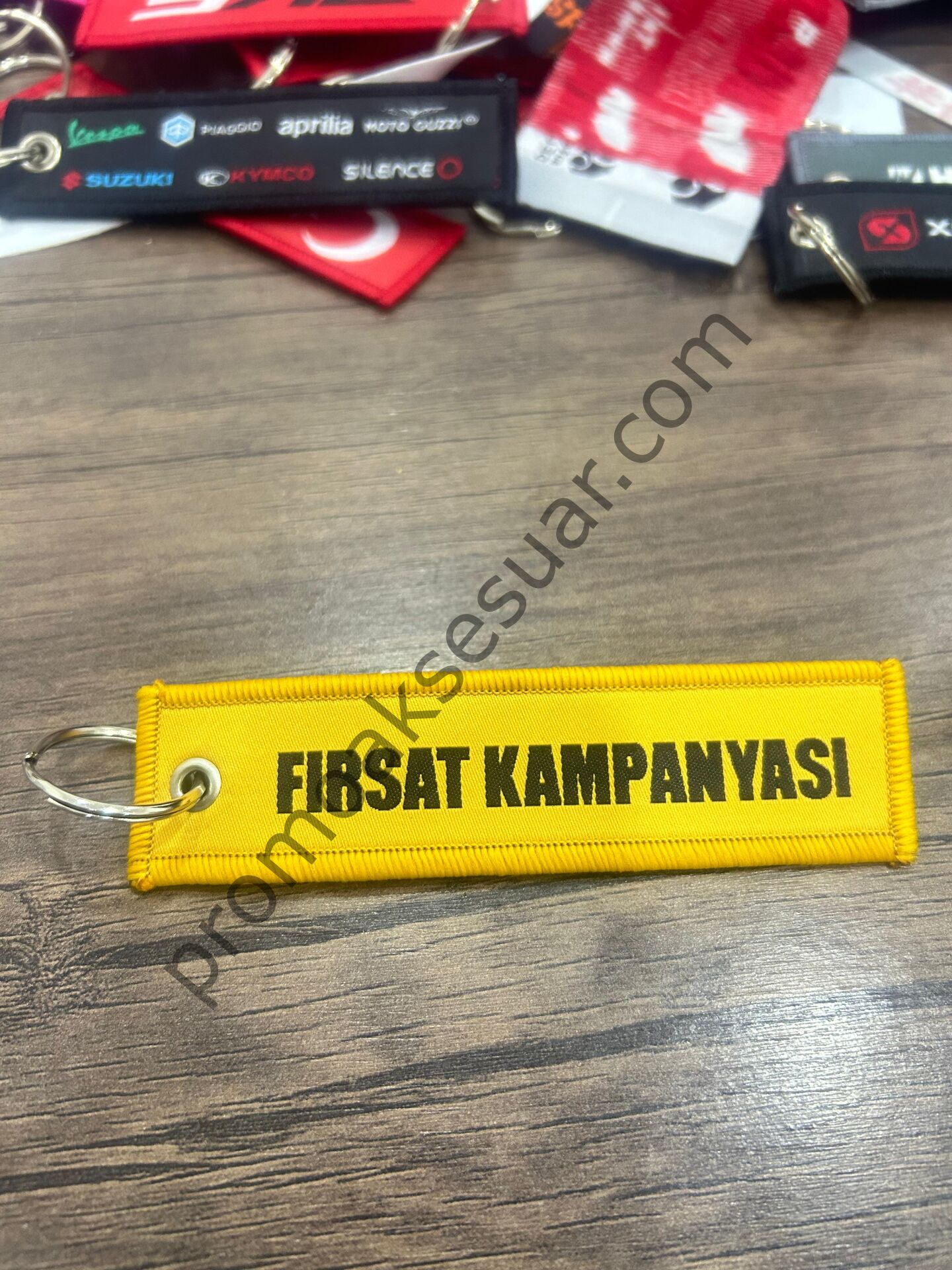 Kişiye özel kumaş anahtarlık