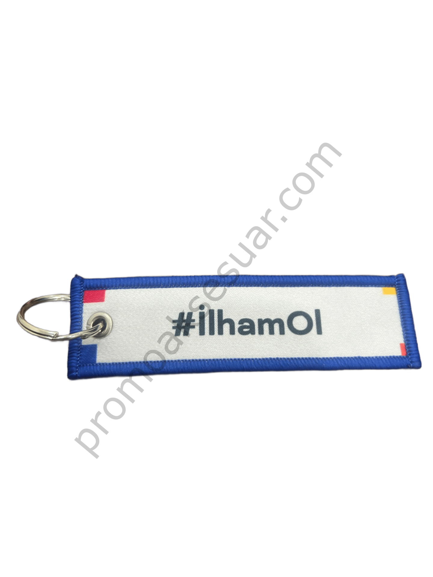 İlham ol sloganlı kumaş anahtarlık