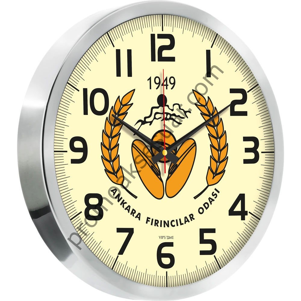 V30-910-B Metal Duvar Saatleri