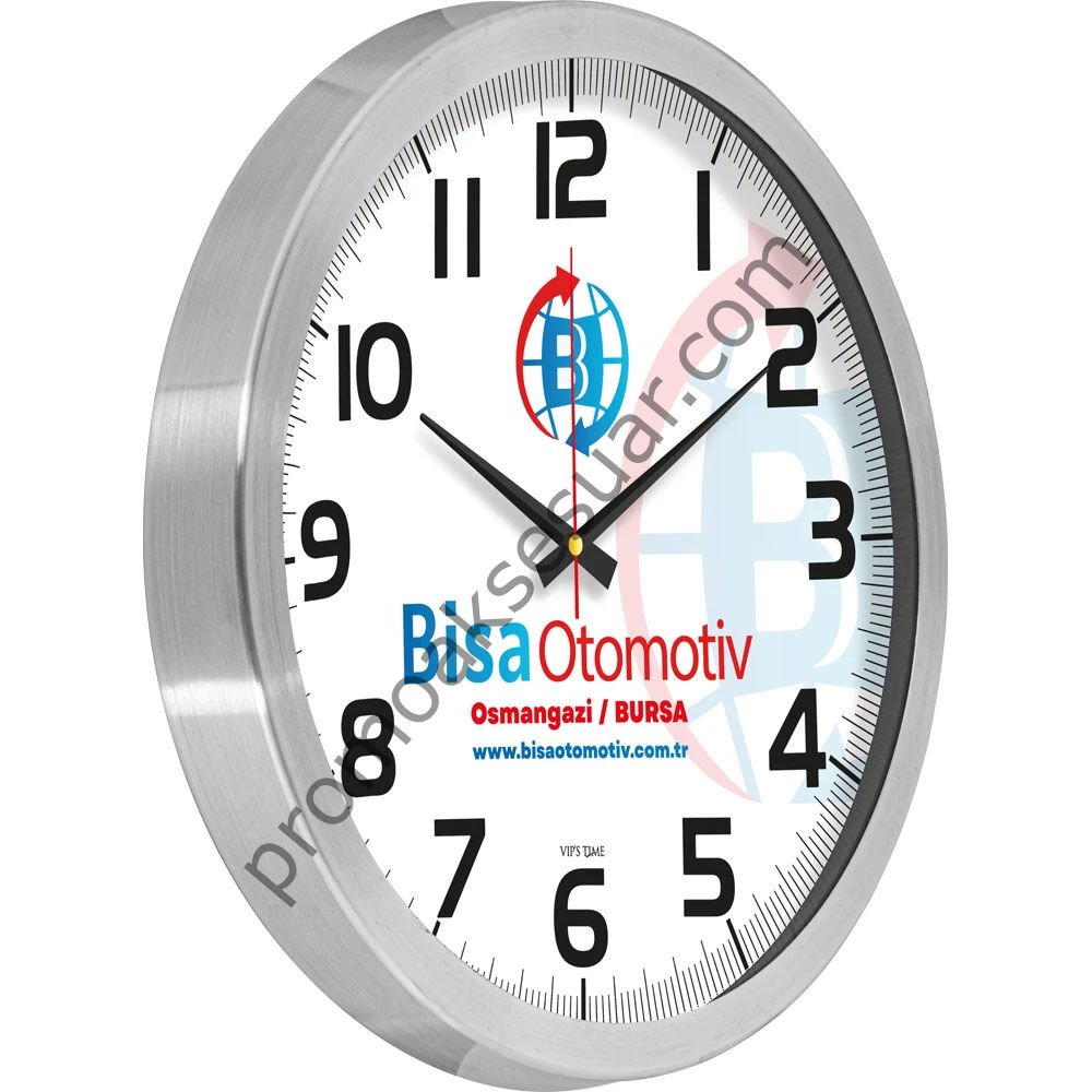 V30-970-B Metal Duvar Saatleri