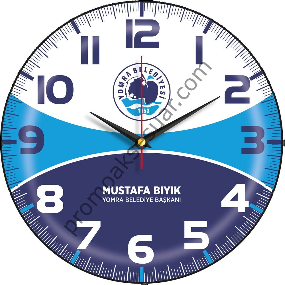 V30-529-B Bombe Cam Duvar Saatleri