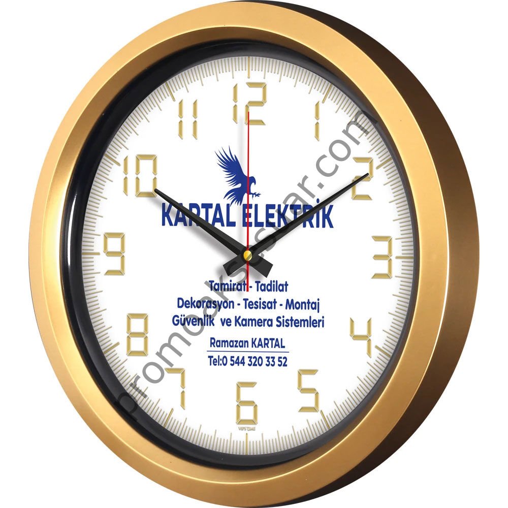 V30-551-AV Plastik Duvar Saatleri
