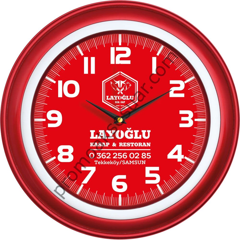 V30-509-K Plastik Duvar Saatleri