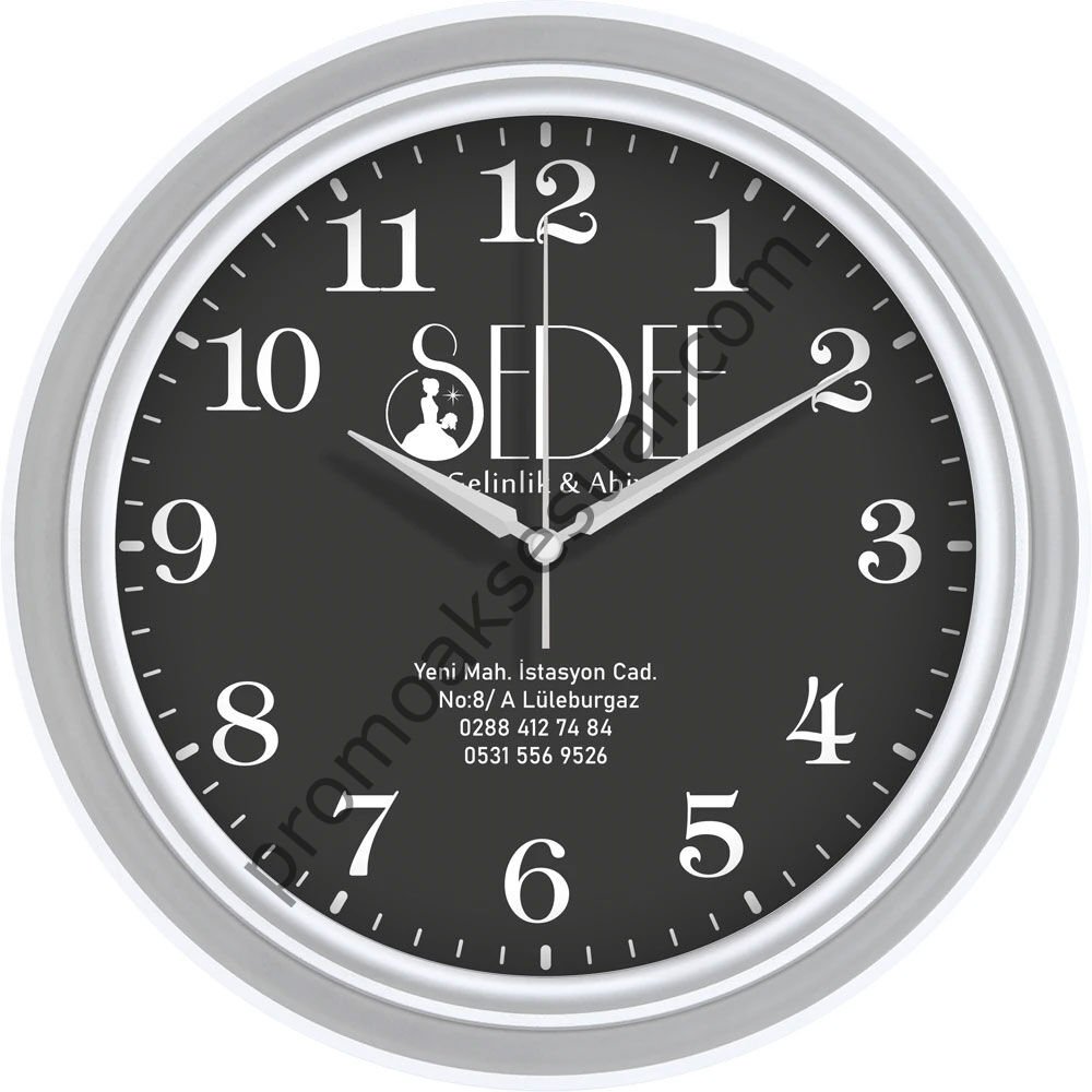 V30-527-G Plastik Duvar Saatleri