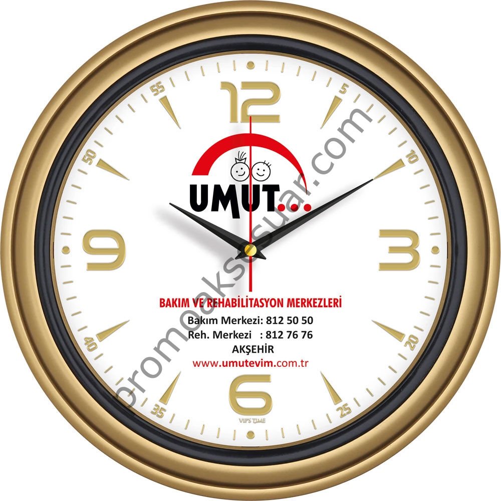 V30-522-AV Plastik Duvar Saatleri