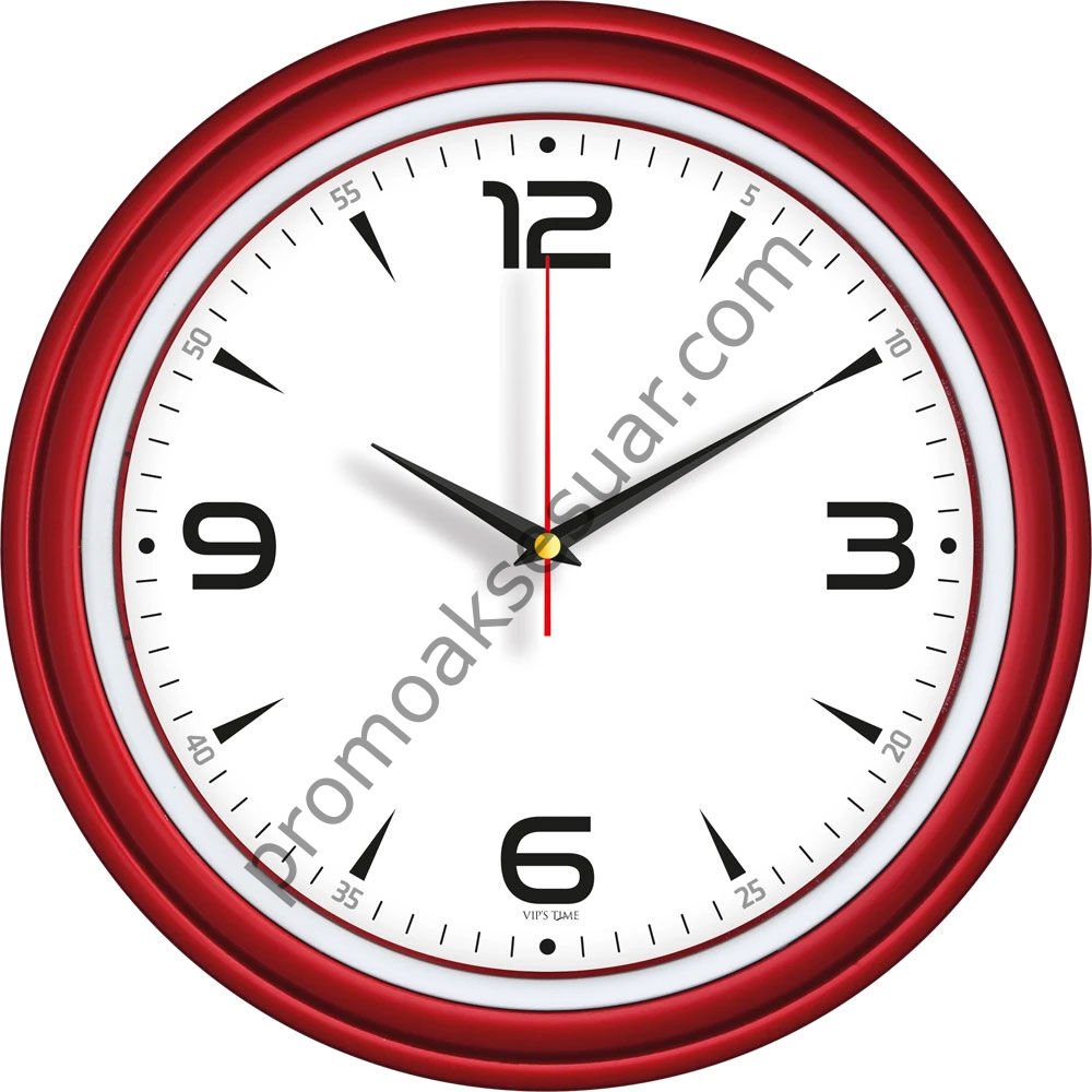 V30-522-K Plastik Duvar Saatleri