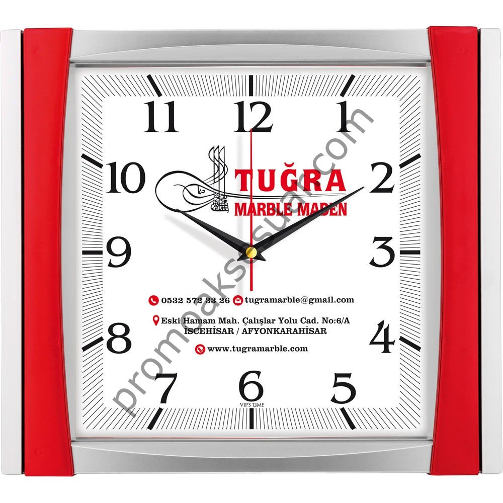 V30-515-K Plastik Duvar Saatleri