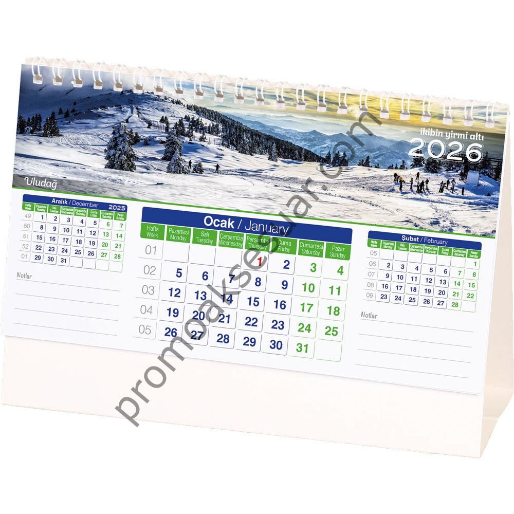 AMT-01-BR Masa Takvimleri