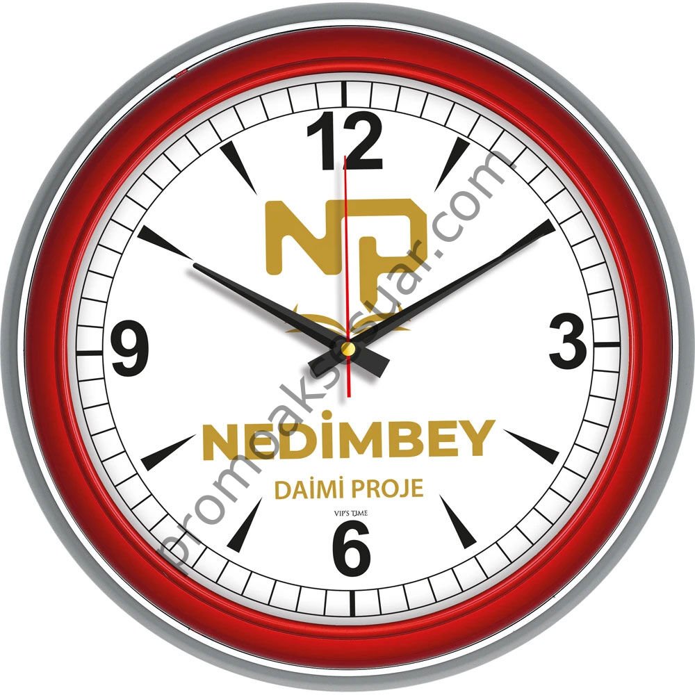 V30-523-GK Plastik Duvar Saatleri