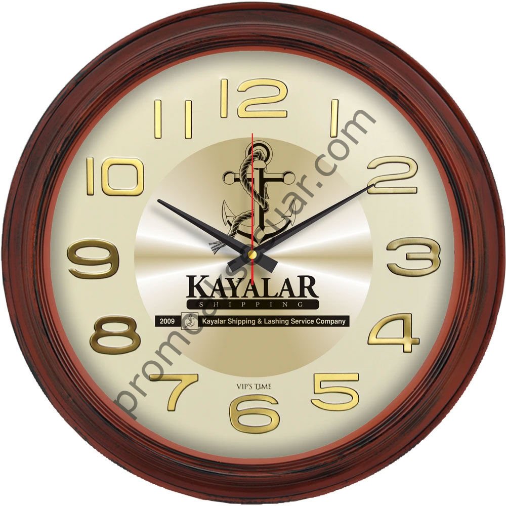 V30-604-AH Plastik Duvar Saatleri