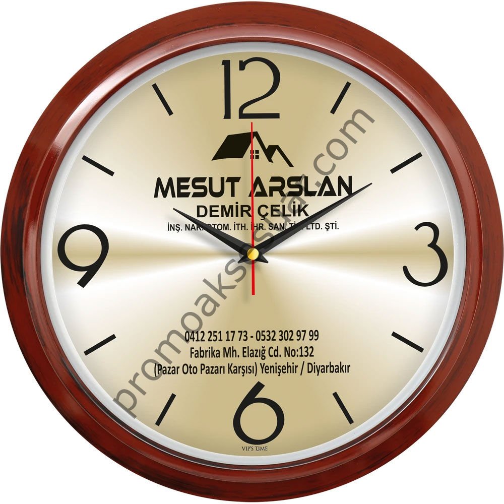 V30-606-AH Plastik Duvar Saatleri