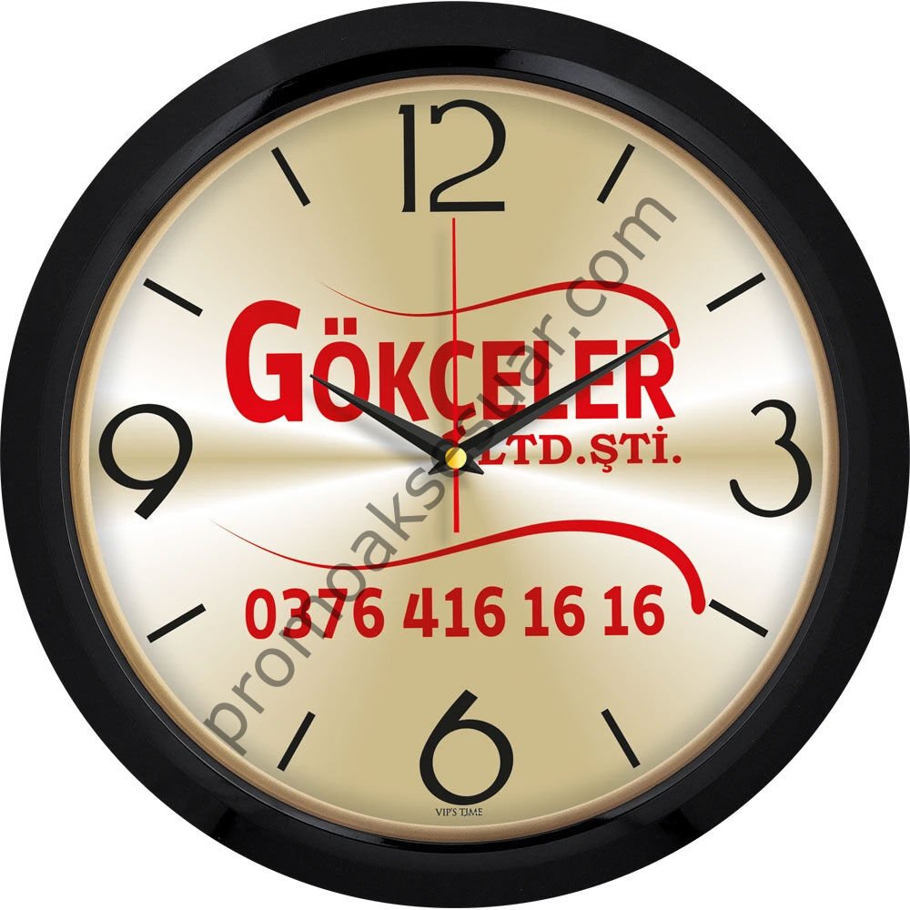 V30-606-S Plastik Duvar Saatleri