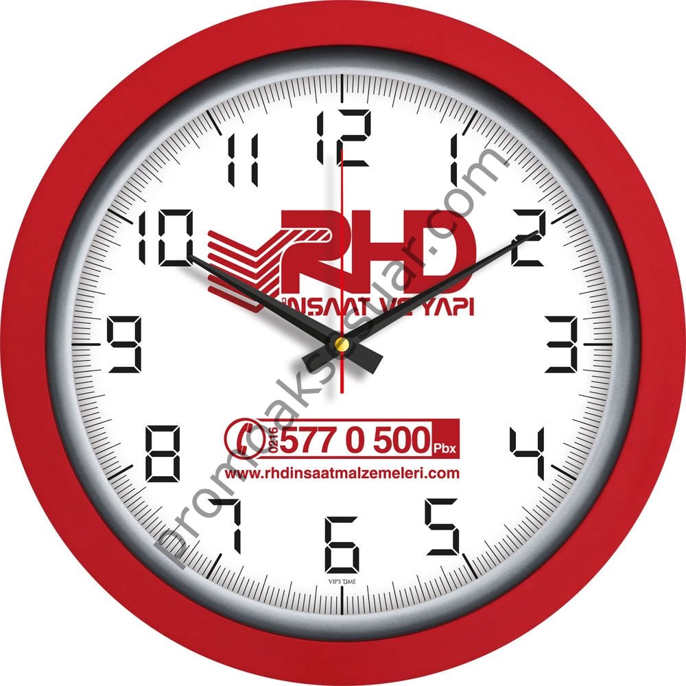 V30-546-K Plastik Duvar Saatleri
