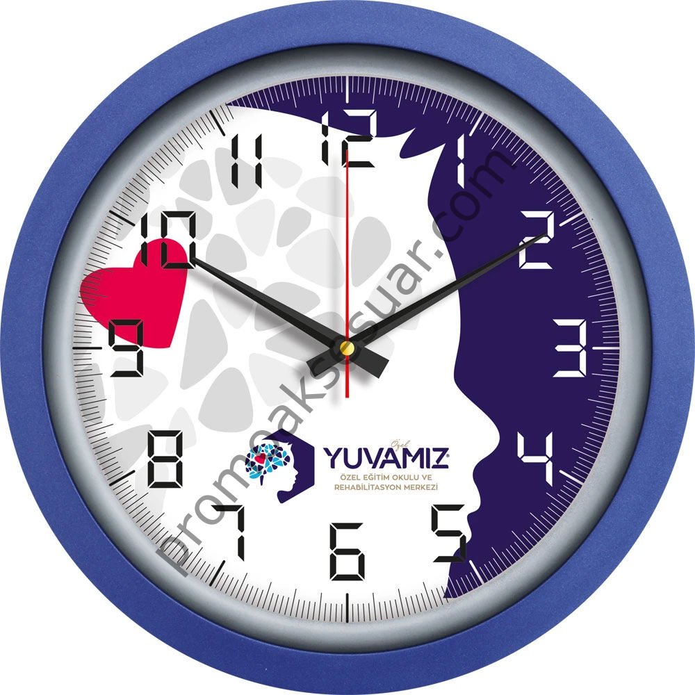 V30-546-L Plastik Duvar Saatleri