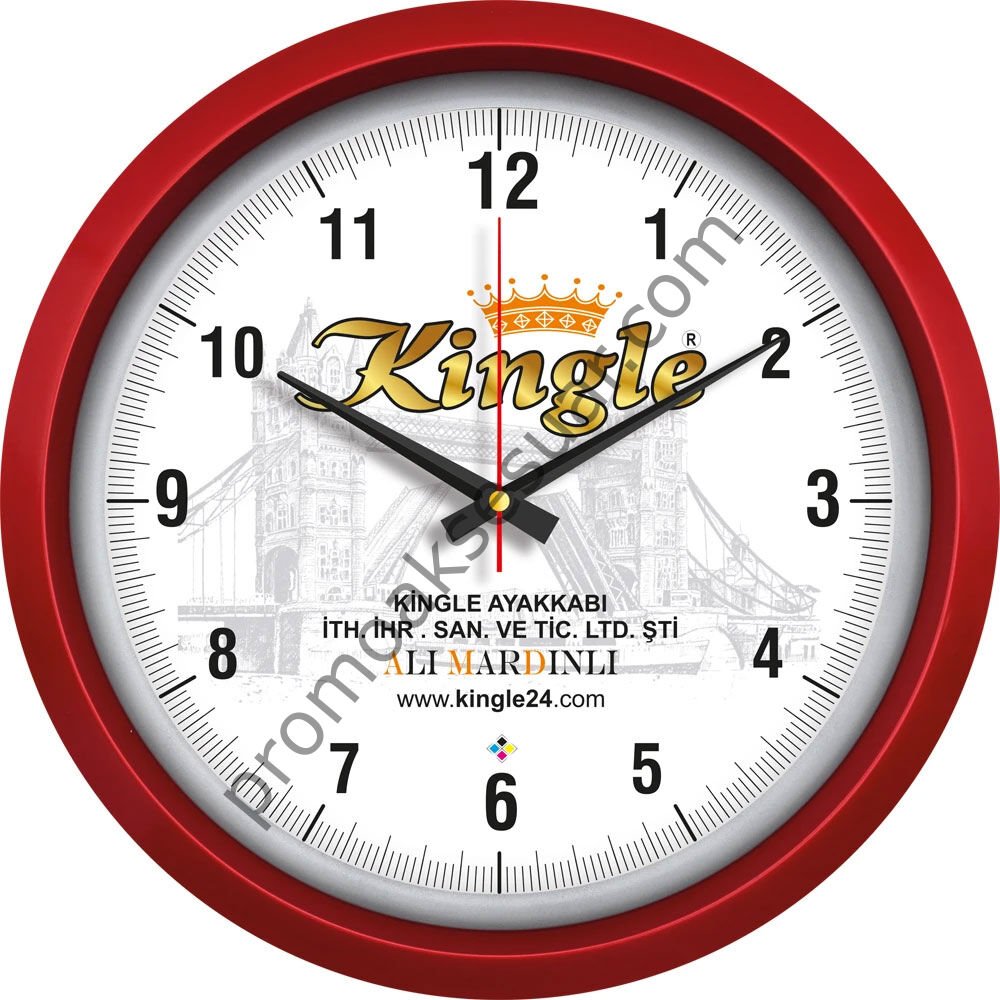 V30-551-K Plastik Duvar Saatleri