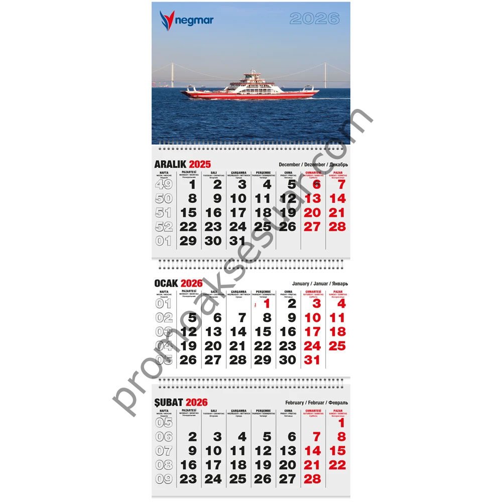 GMC-22 Gemici Takvimler