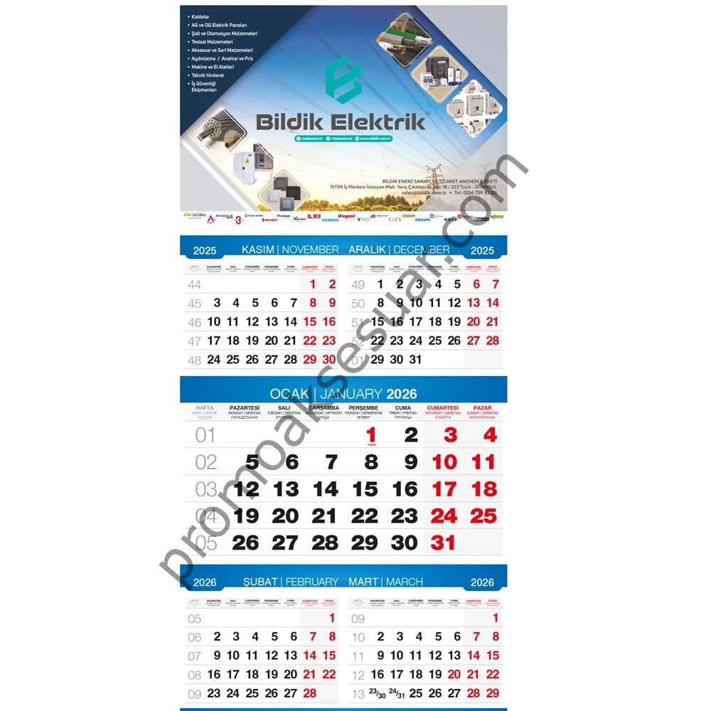 GMC-13 Gemici Takvimler