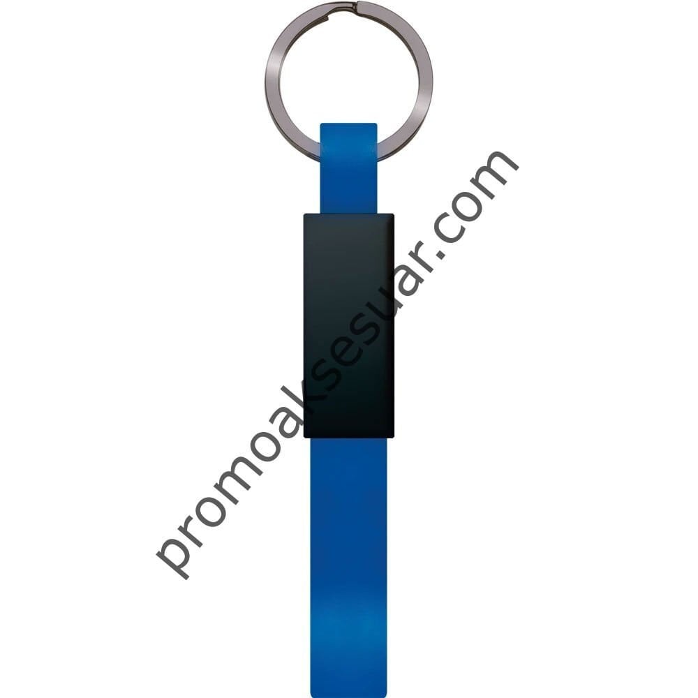 mavi deri promosyon anahtarlık