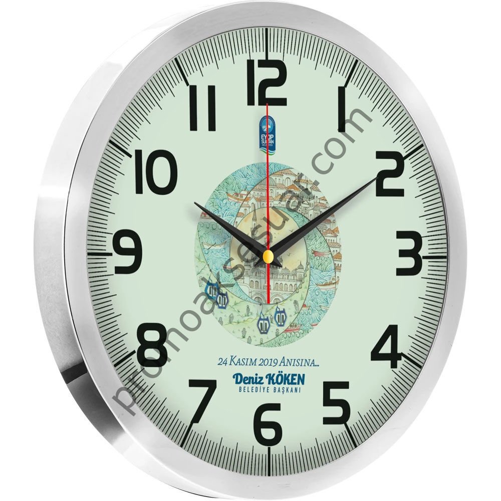 V30-840-B Metal Duvar Saatleri