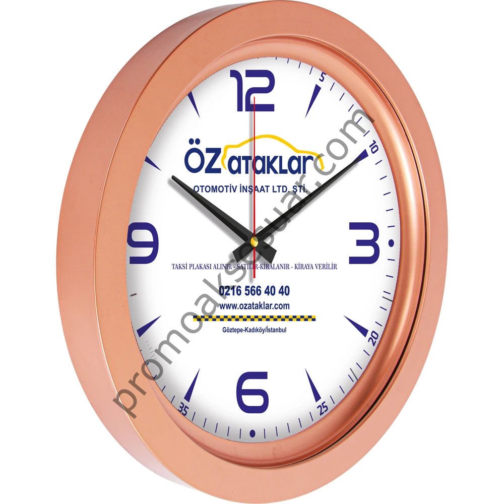 V30-741-B Metalize Duvar Saatleri