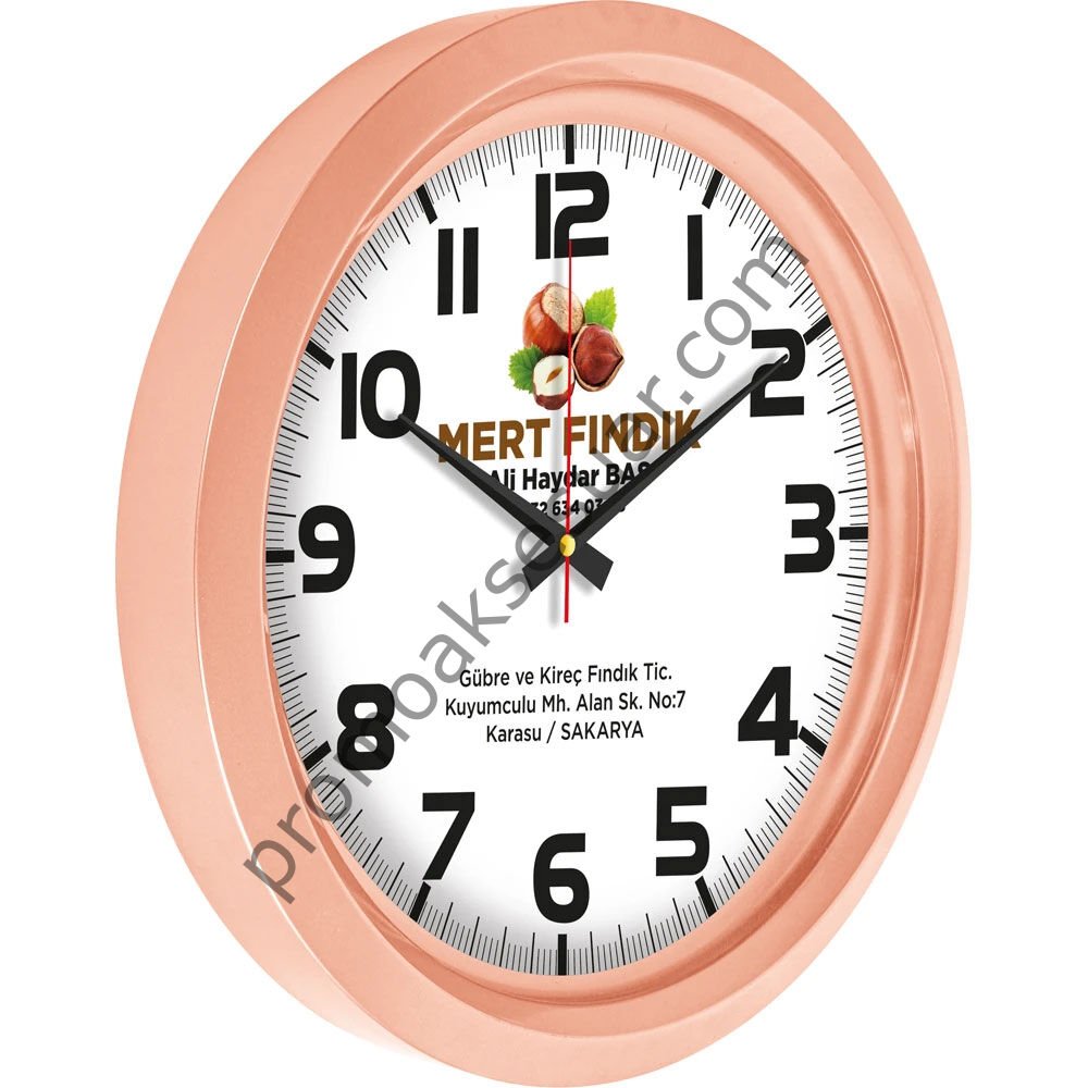 V30-742-B Metalize Duvar Saatleri