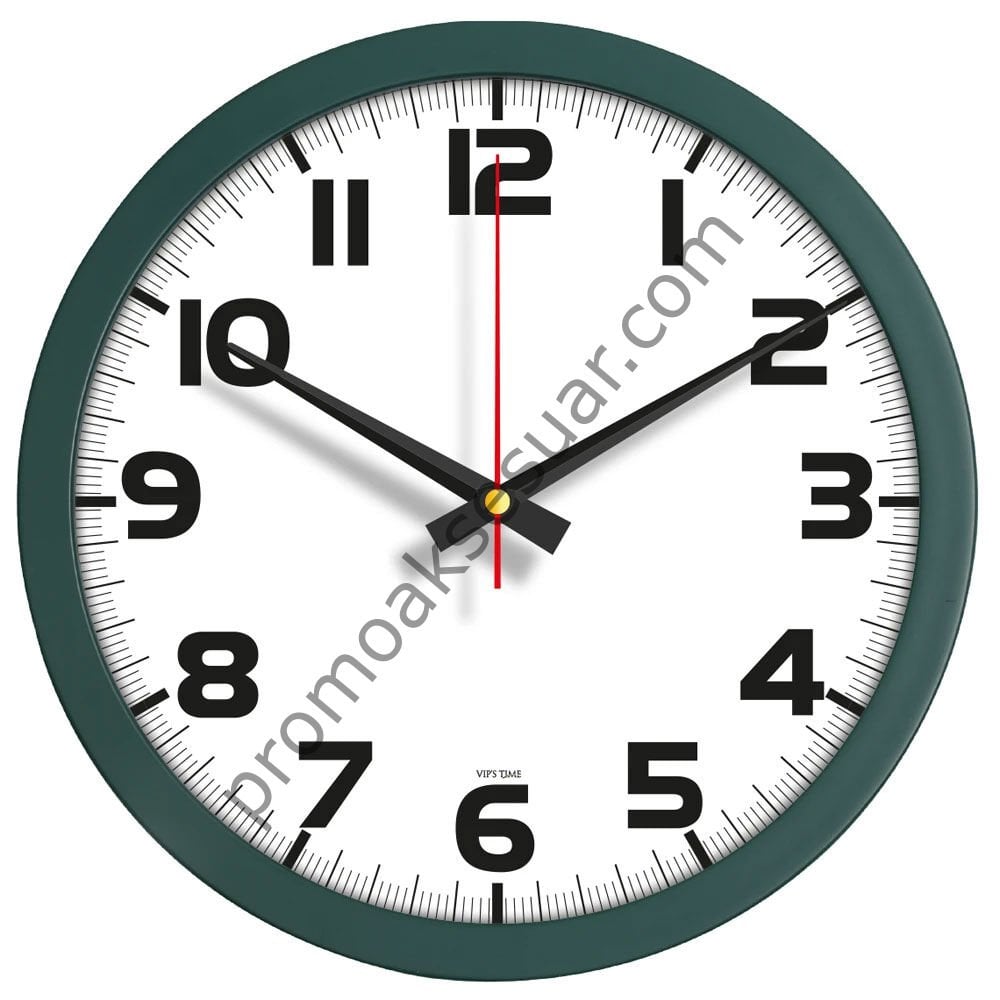 V30-333-HYSL Plastik Duvar Saatleri