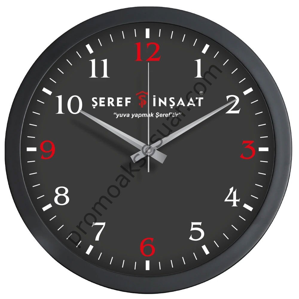 V30-333-S Plastik Duvar Saatleri