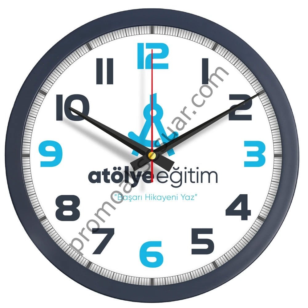 V30-334-L Plastik Duvar Saatleri