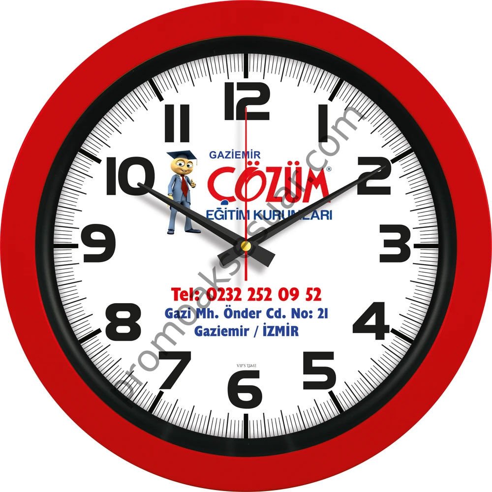 V30-346-K Plastik Duvar Saatleri