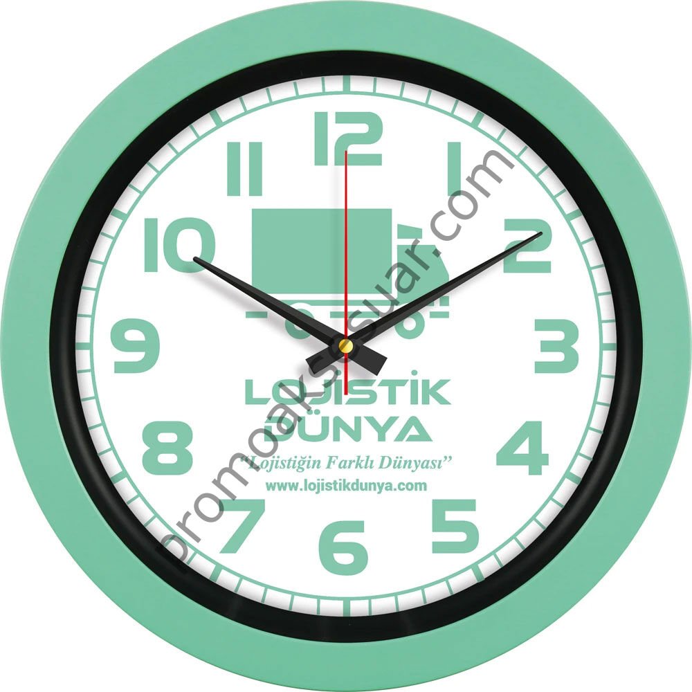 V30-346-MYSL Plastik Duvar Saatleri