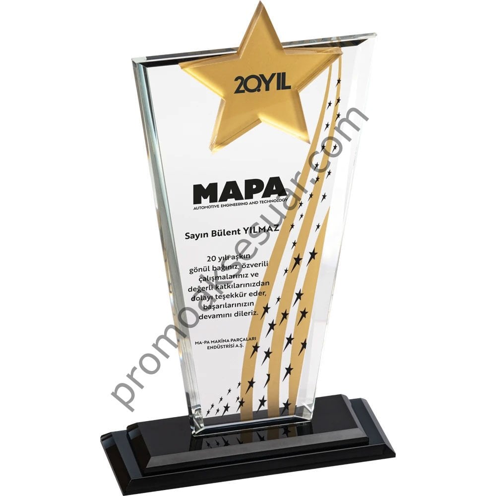 EKT-225 Kristal Plaketler