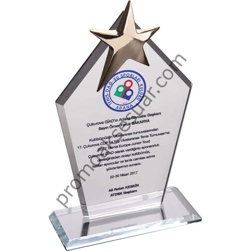 EKT-170-ŞF Kristal Plaketler