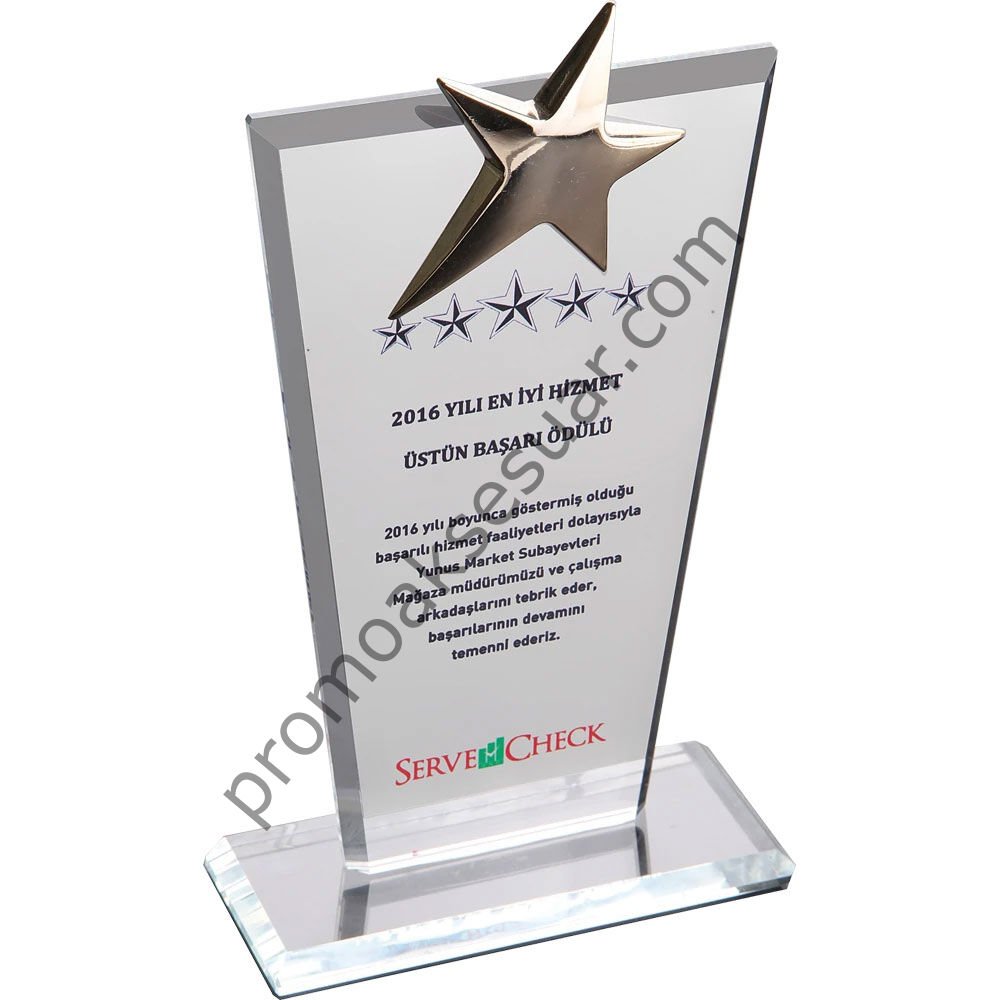 EKT-128-ŞF Kristal Plaketler