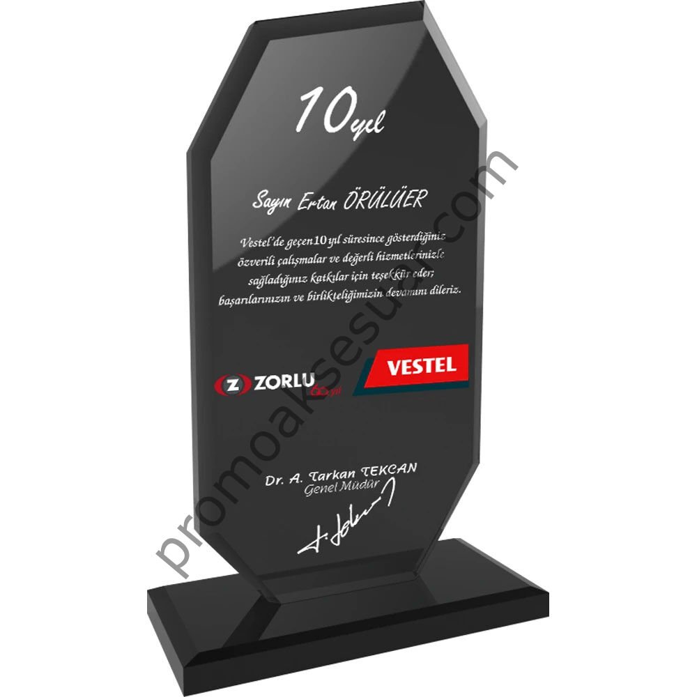 EKT-102-FM Kristal Plaketler