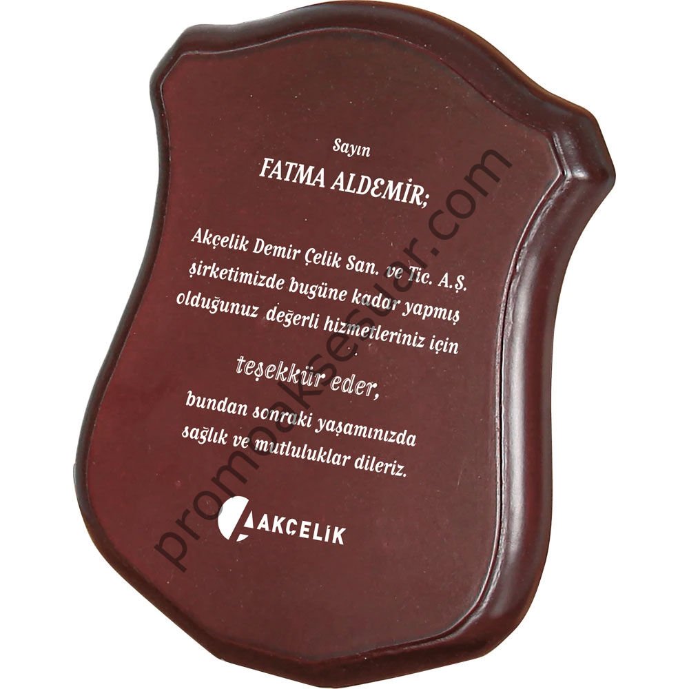 BK-76 Ahşap Plaketler