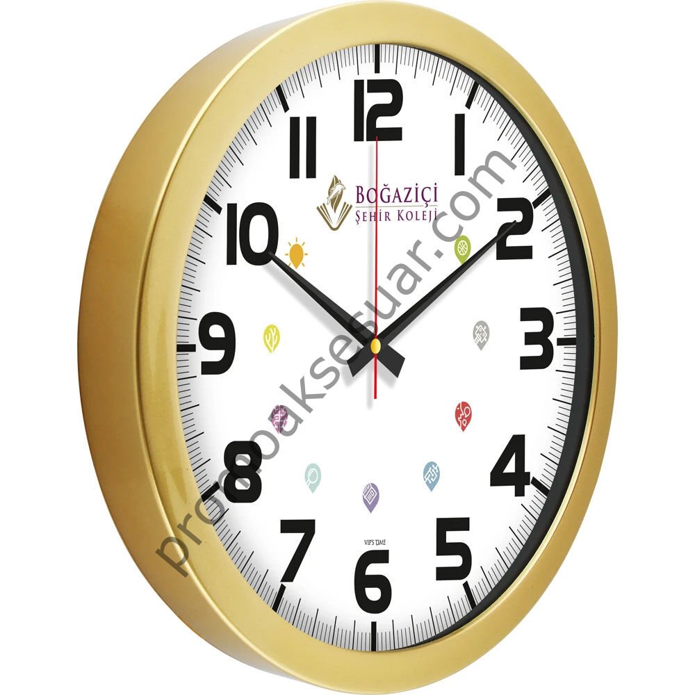 V30-570-A Metalize Duvar Saatleri