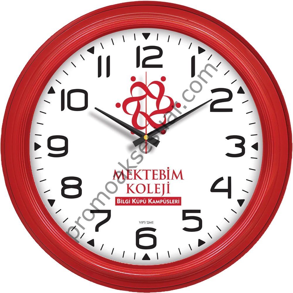 V30-504-K Plastik Duvar Saatleri
